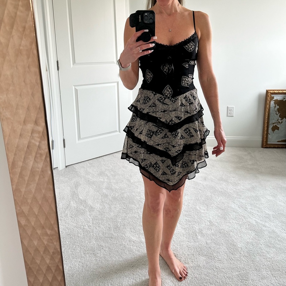 Guess by marciano size s chiffon dress